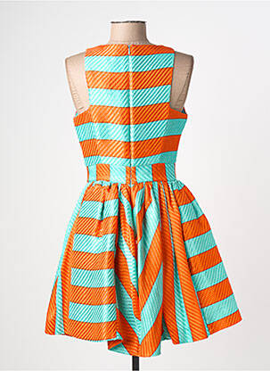 Robe courte sans manche sans manche bleu MSGM femme