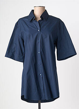 Tunique manches courtes coupe cintrée bleu JIL SANDER femme