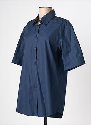 Tunique manches courtes coupe cintrée bleu JIL SANDER femme