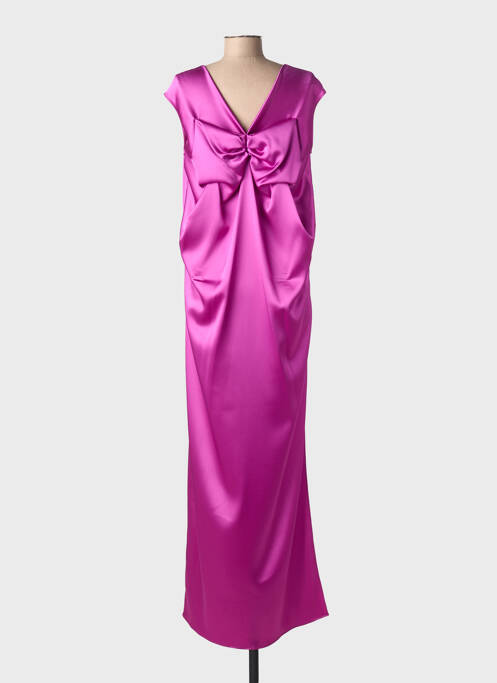 Robe longue sans manche sans manche rose GIANLUCA CAPANNOLO femme