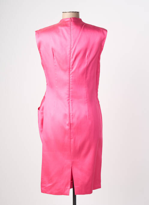 Robe mi-longue sans manche sans manche rose DICE KAYEK femme