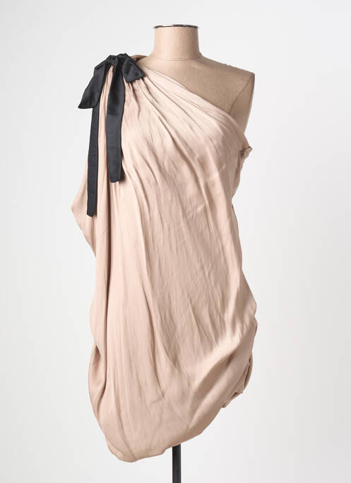 Robe courte beige GEMY femme