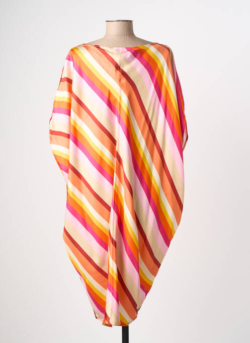 Robe mi-longue orange GIANLUCA CAPANNOLO femme