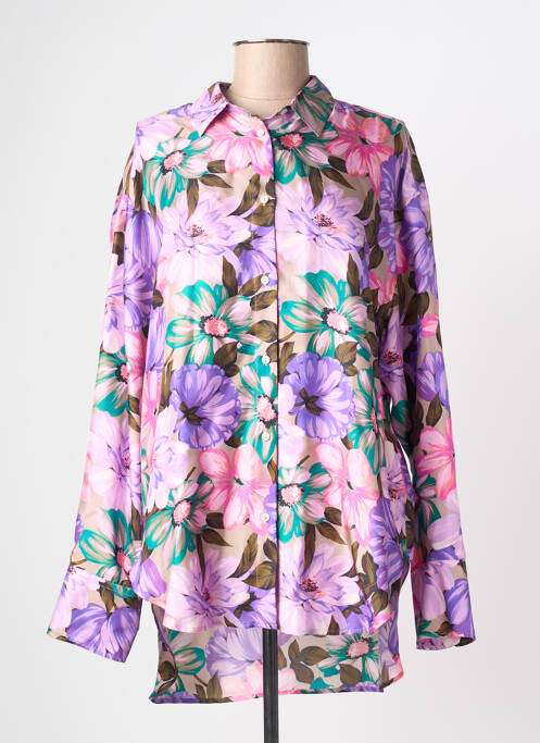 Tunique manches longues violet MSGM femme