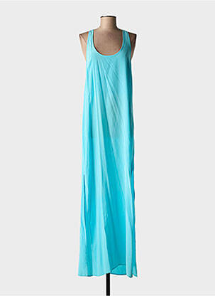 Robe longue coupe fluide fines bretelles bleu ALICE & TRIXIE femme