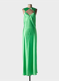 Robe longue sans manche sans manche vert CRIDA femme