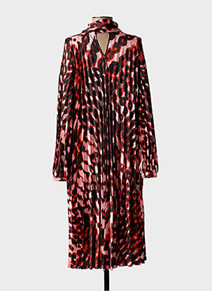 Robe mi-longue manches longues manches longues rose GIANLUCA CAPANNOLO femme