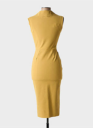 Robe mi-longue sans manche sans manche vert CHIARA BONI femme