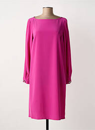 Robe mi-longue manches longues manches longues rose GIANLUCA CAPANNOLO femme