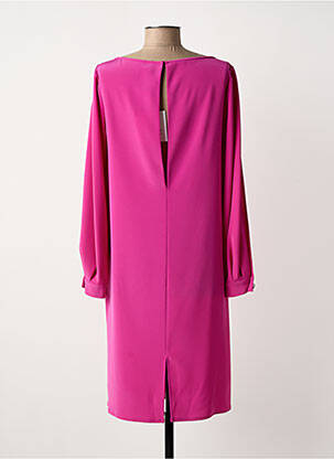 Robe mi-longue manches longues manches longues rose GIANLUCA CAPANNOLO femme