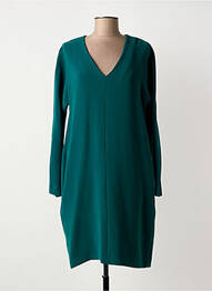 Robe mi-longue manches longues manches longues vert JIL SANDER femme