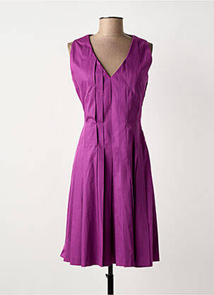 Robe mi-longue sans manche sans manche violet LAVIA 18 femme