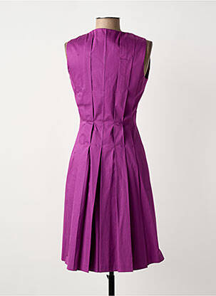 Robe mi-longue sans manche sans manche violet LAVIA 18 femme