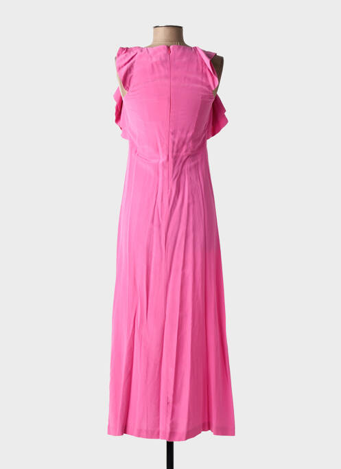 Robe longue manches courtes manches courtes rose L'AUTRE CHOSE femme