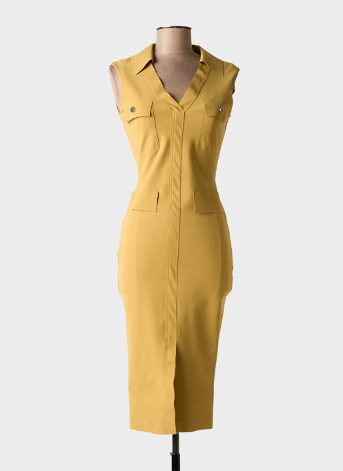Robe mi-longue sans manche sans manche vert CHIARA BONI femme