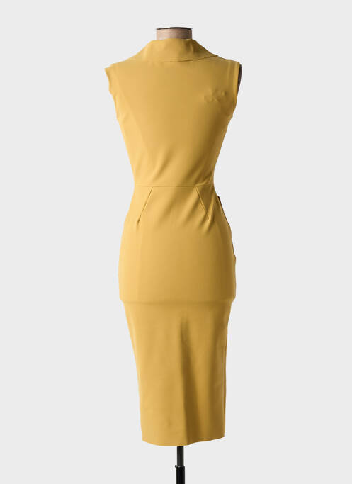 Robe mi-longue sans manche sans manche vert CHIARA BONI femme