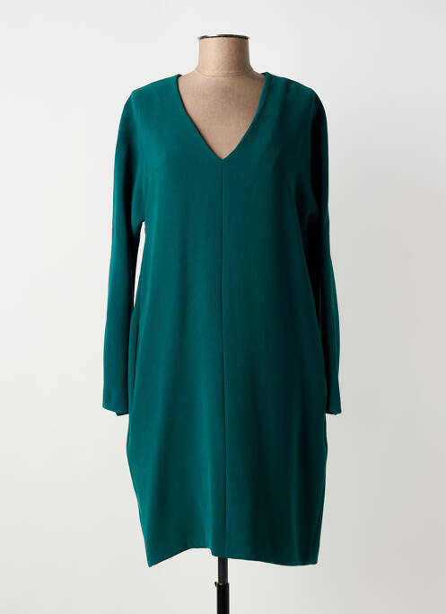 Robe mi-longue manches longues manches longues vert JIL SANDER femme