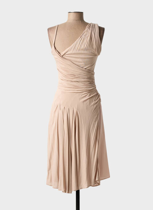 Robe mi-longue beige N°21 femme