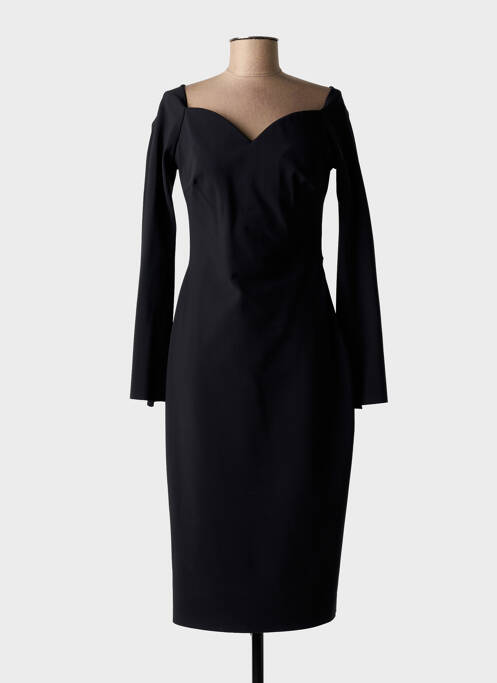 Robe mi-longue noir CHIARA BONI femme
