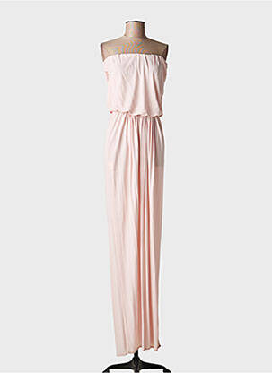 Robe longue sans manche sans manche rose MSGM femme
