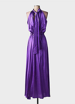 Robe longue sans manche sans manche violet CRIDA femme