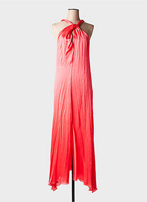 Robe longue sans manche sans manche rose MALAICA femme