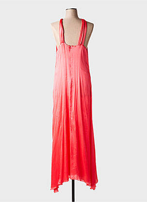 Robe longue sans manche sans manche rose MALAICA femme