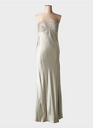 Robe longue sans manche sans manche gris BASIX II femme