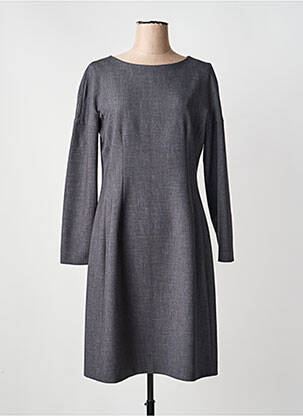 Robe mi-longue manches longues manches longues gris ALBERTO BIANI femme