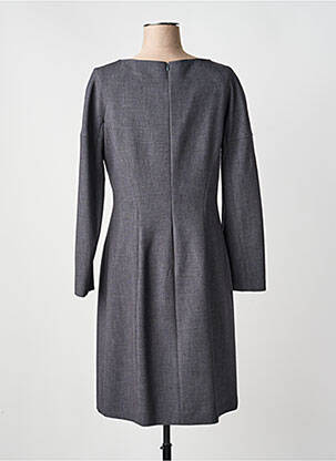 Robe mi-longue manches longues manches longues gris ALBERTO BIANI femme