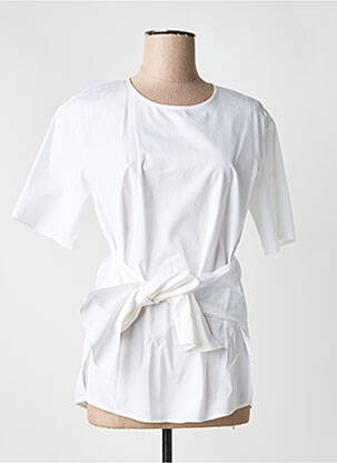 Top manches courtes manches courtes blanc ANTONELLI FIRENZE femme