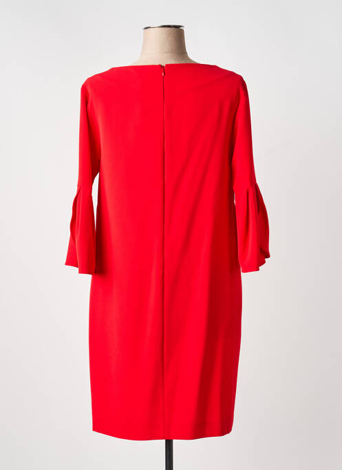 Robe mi-longue manches longues manches longues rouge ANTONELLI FIRENZE femme