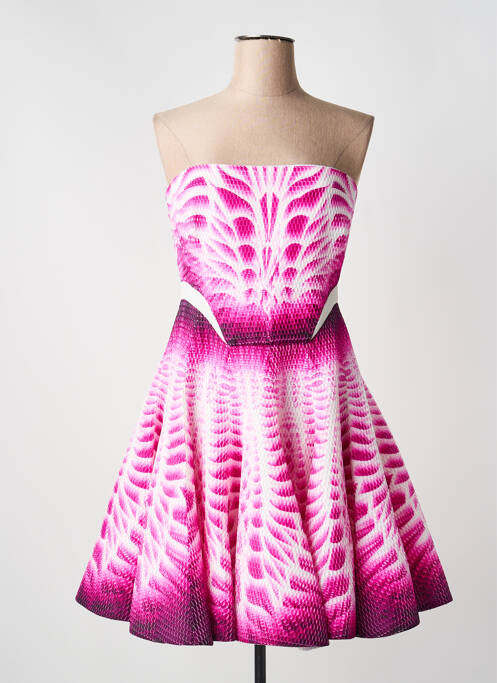 Robe courte violet MANUEL FACCHINI femme