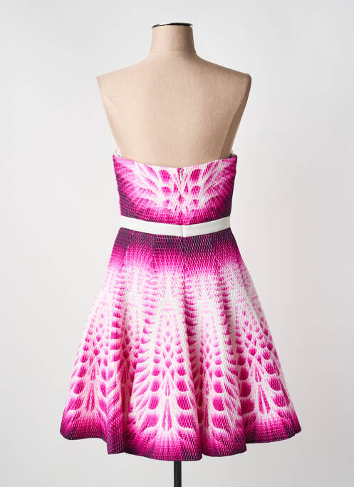 Robe courte violet MANUEL FACCHINI femme