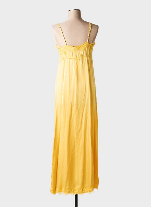 Robe mi-longue jaune MA'AN femme