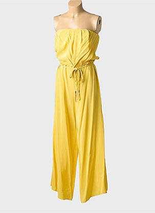 Combi-pantalon coupe fluide sans manche jaune ALICE & TRIXIE femme