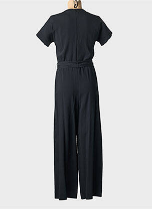 Combi-pantalon fermeture zippée au dos manches courtes noir PIAZZA SEMPIONE femme