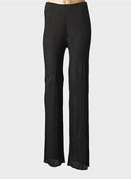 Pantalon droit stretch taille normale noir MSGM femme