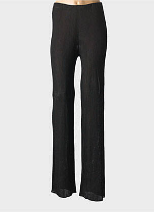 Pantalon droit stretch taille normale noir MSGM femme
