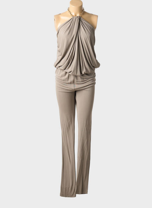 Combi-pantalon coupe cintrée sans manche marron MSGM femme