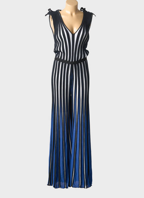 Combi-pantalon coupe cintrée sans manche noir MSGM femme