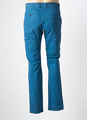 Pantalon chino poches taille normale bleu DELAHAYE homme