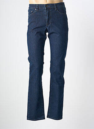 Jeans coupe slim tissage brut taille normale bleu JOST homme