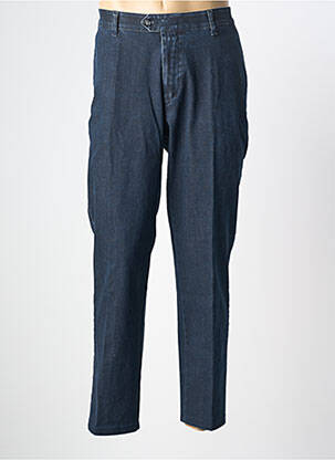 Pantalon chino poches taille normale bleu GS CLUB homme