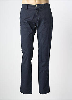 Pantalon chino poches taille normale bleu DELAHAYE homme