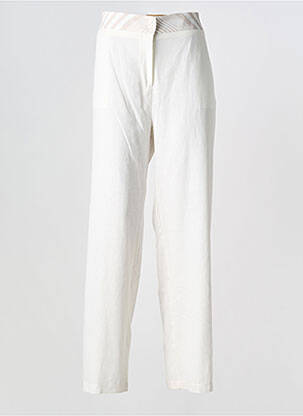 Pantalon droit taille normale taille normale beige FRED SABATIER homme