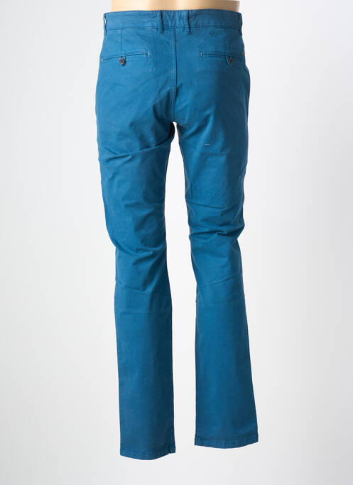 Pantalon chino poches taille normale bleu DELAHAYE homme