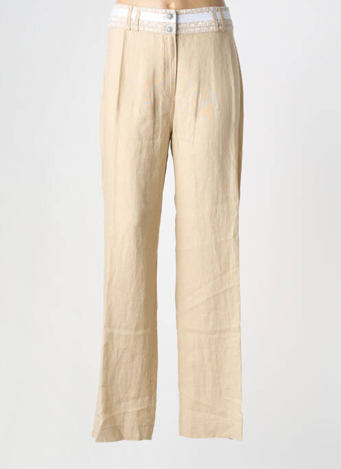 Pantalon slim beige FRED SABATIER femme