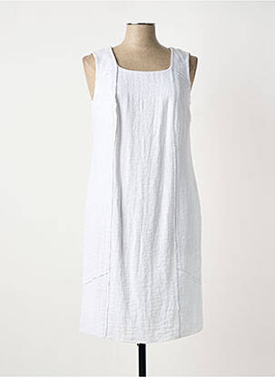 Robe mi-longue sans manche sans manche blanc TELMAIL femme