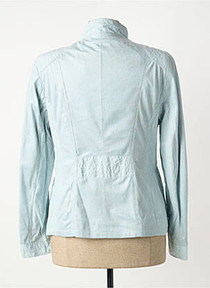 Veste casual epaulette bleu BARBARA LEBEK femme